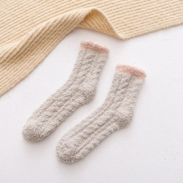 Winter Socks for Women – Soft Warm Fluffy Cozy – [7 Pairs] – NIVTT