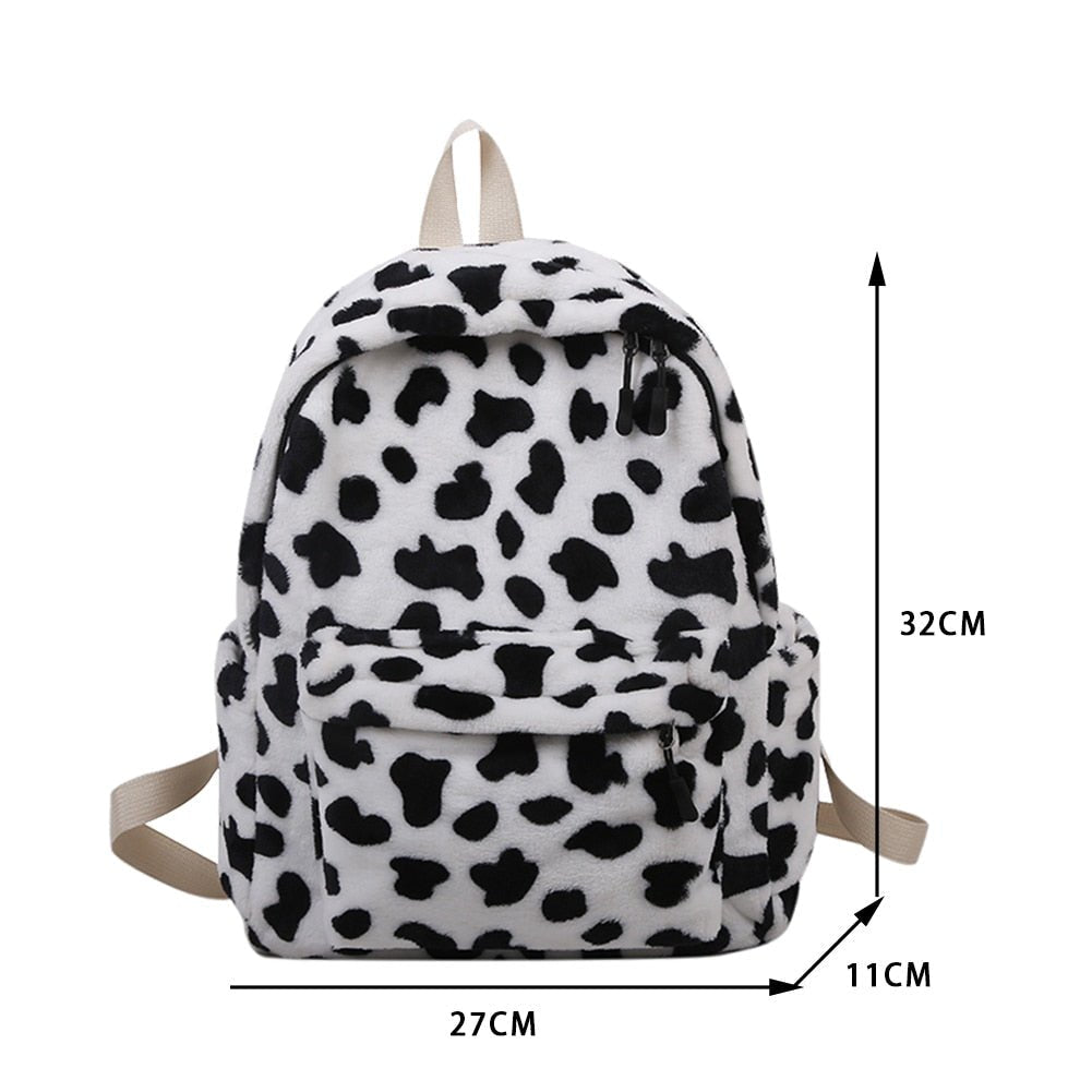 Fluffy Small Cow Backpack – NIVTTDOGCATTOY